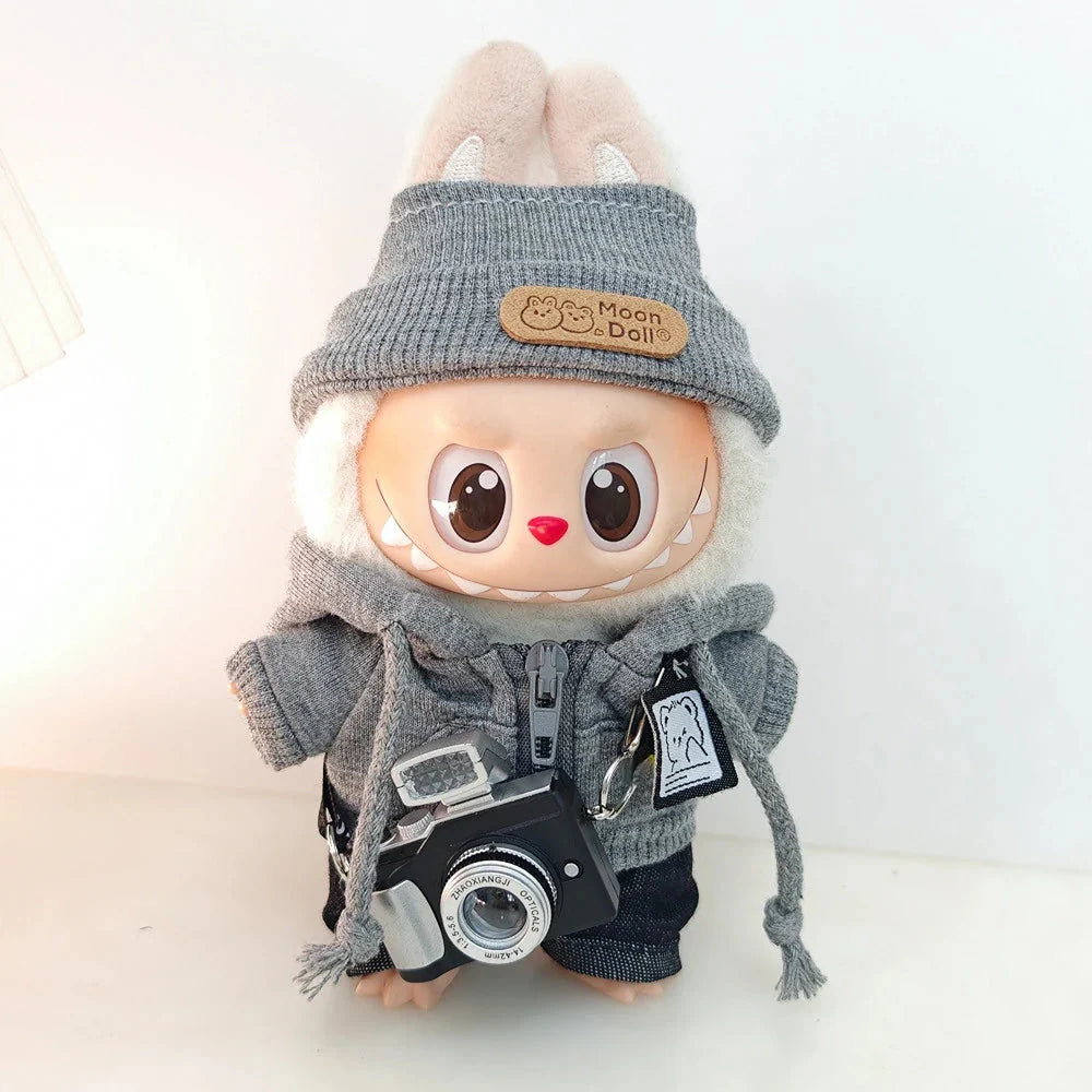 Labubu Non-Official Academy Cool Shadow Uniform Set DollZio