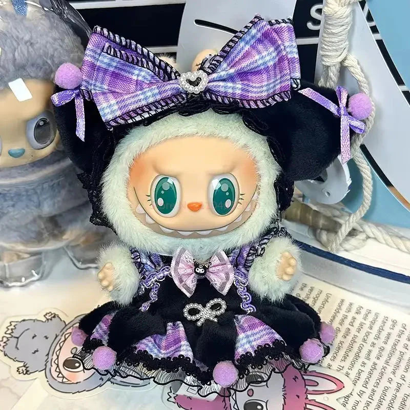 Labubu 17cm Non-Official Fashion Hoodie DollZio