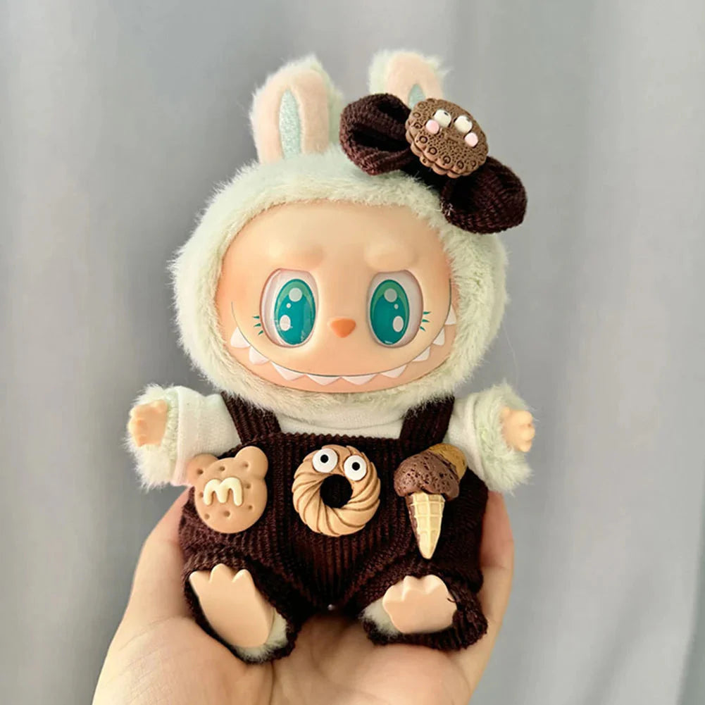 Labubu 17 cm Non-Official Heartbeat Macaron Party Set DollZio