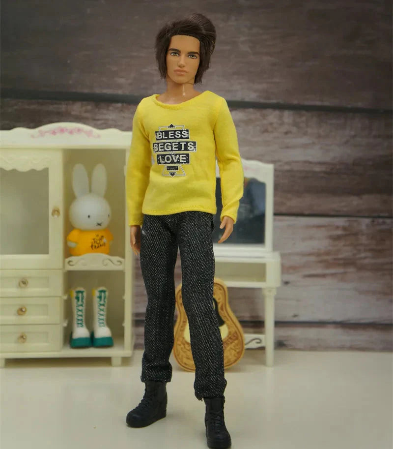 🧑🎨 1/6 BJD 30cm Anime Male Doll Clothes DollZio