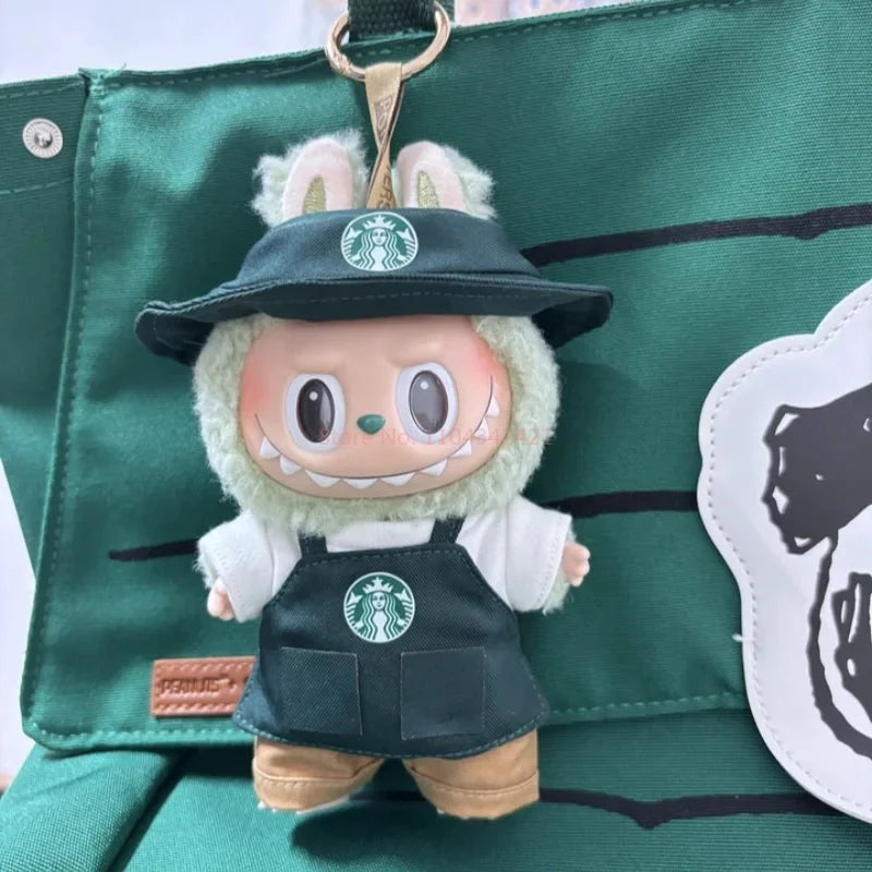 Labubu Barista Uniform Non-Official Keychain Set DollZio