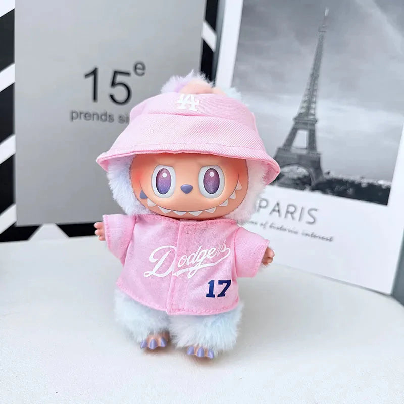 Labubu 17 cm Non-Official High-Energy Baseball Suit Set DollZio