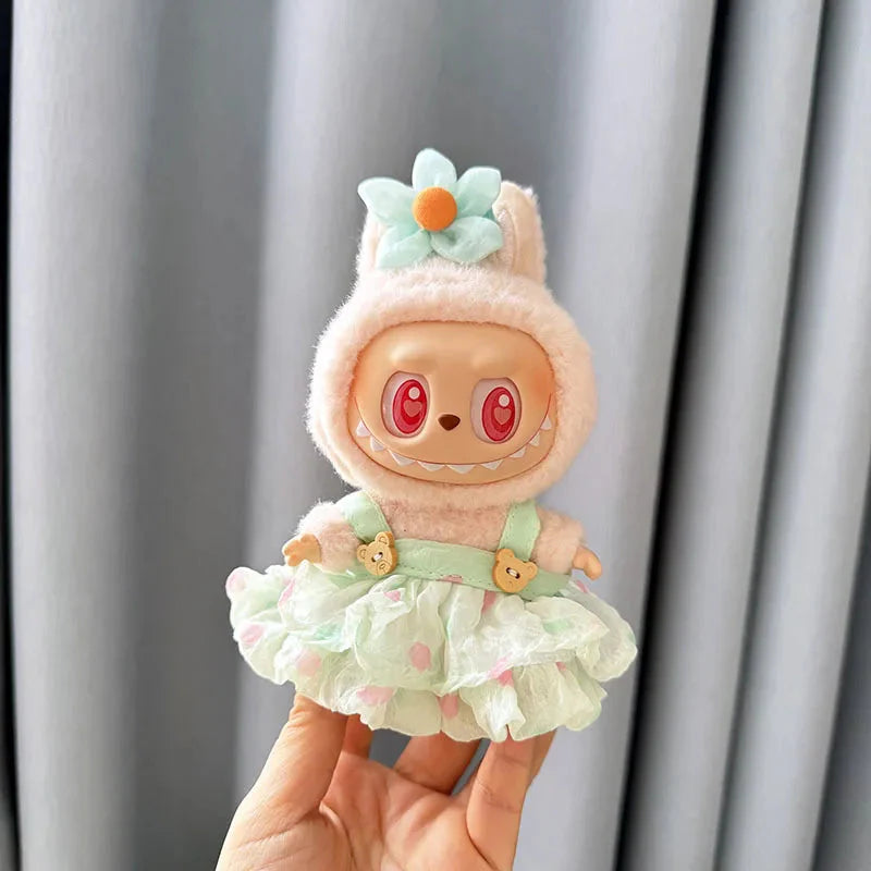 Labubu 17 cm Non-Official Heartbeat Macaron Party Set DollZio