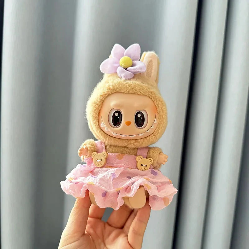 Labubu 17 cm Non-Official Heartbeat Macaron Party Set DollZio