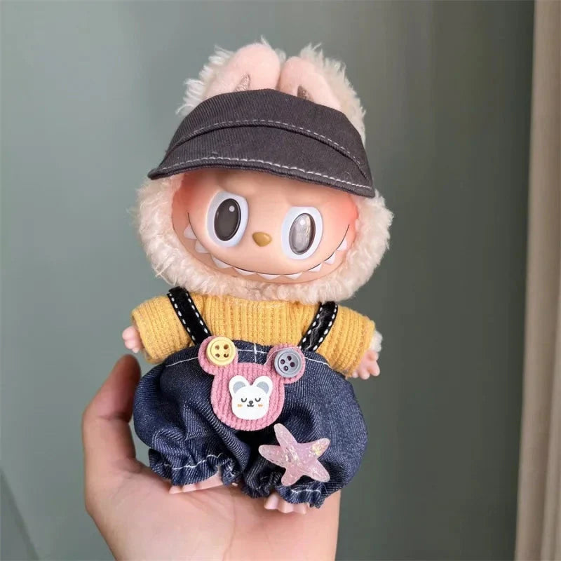 17cm Labubu Clothes Set | Non-Official Doll Accessories DollZio