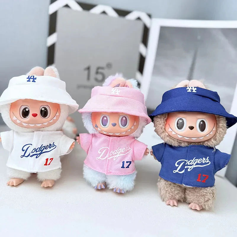 Labubu 17 cm Non-Official High-Energy Baseball Suit Set DollZio