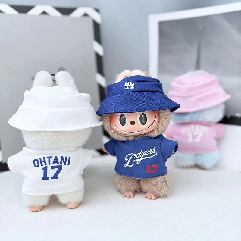 Labubu 17 cm Non-Official High-Energy Baseball Suit Set DollZio