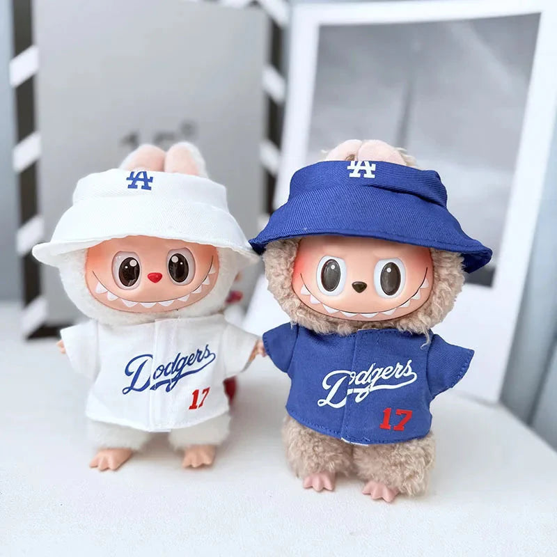 Labubu 17 cm Non-Official High-Energy Baseball Suit Set DollZio