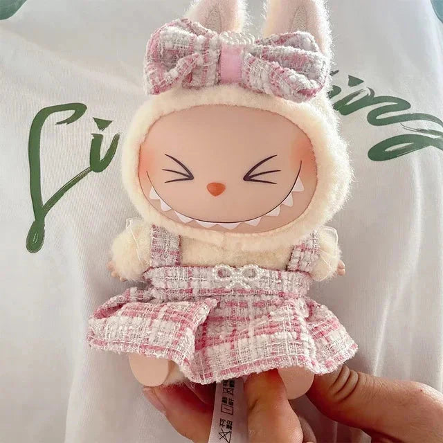 Labubu Classic Dress Outfit – Non-Official Doll Clothes & Accessories DollZio