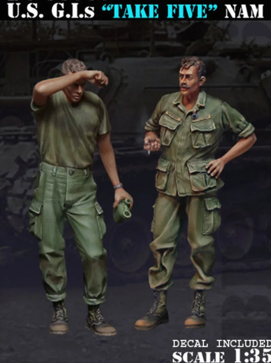 Resin Soldier Figure Model Kit Vietnam War Us Army action figures