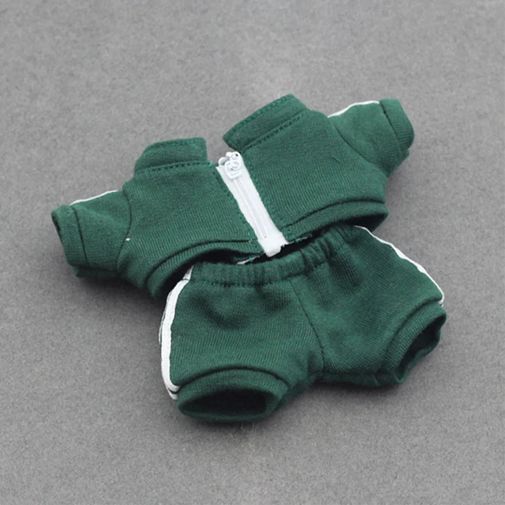 Labubu V1/V2 Non-Official Bao-Ao Hoodie Set – Trendy Sports Doll Outfit DollZio