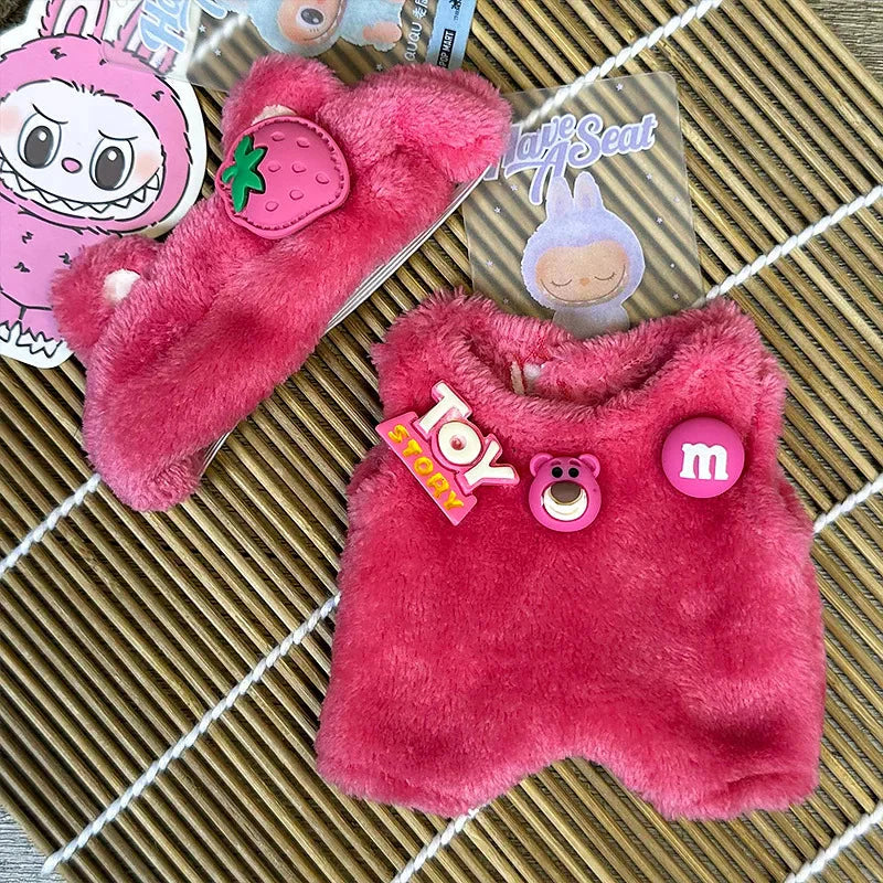 Labubu 17cm Non-Official Fashion Hoodie DollZio