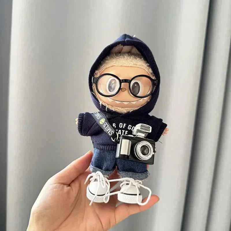 Labubu 17cm Non-Official Idol Dolls Hoodie Set DollZio