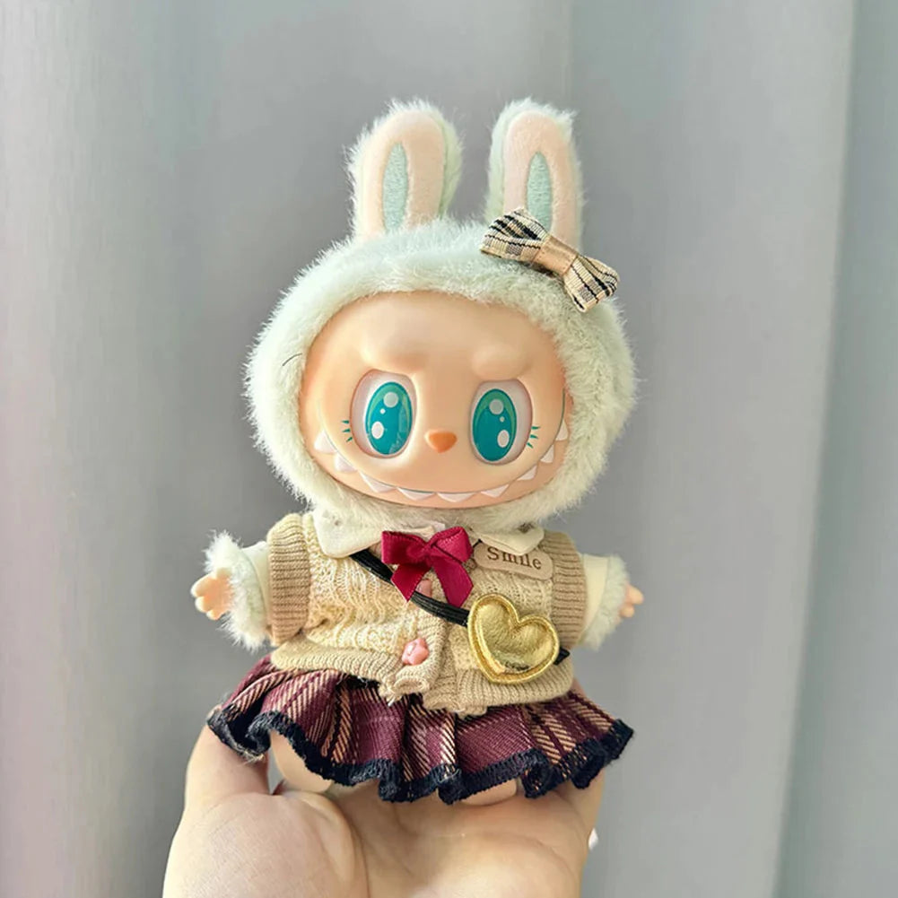 Labubu 17 cm Non-Official Heartbeat Macaron Party Set DollZio