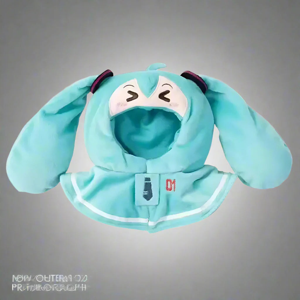 New Hatsune Miku Mini Cape Doll Clothes - 18-20cm Doll Outfit Cotton Material Removable and Changeable Costume Perfect for Anime DollZio