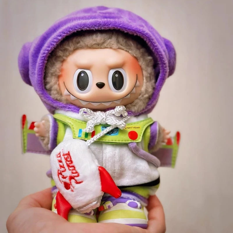 Compatible con muñecas Labubu: Traje de guardabosques espacial
