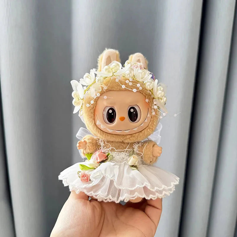 Labubu 17 cm Non-Official Heartbeat Macaron Party Set DollZio