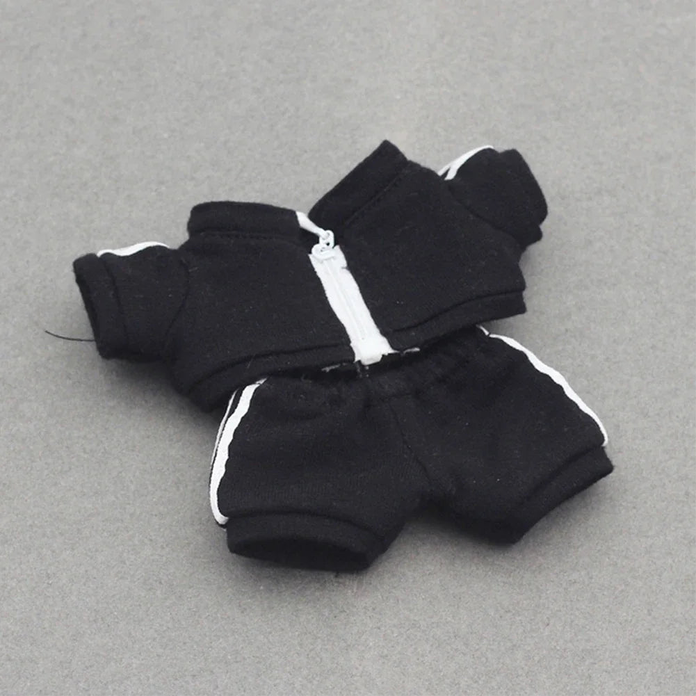 Compatible con muñecas Labubu: Conjunto de sudadera con capucha de esquí de invierno - Ropa de invierno Labubu