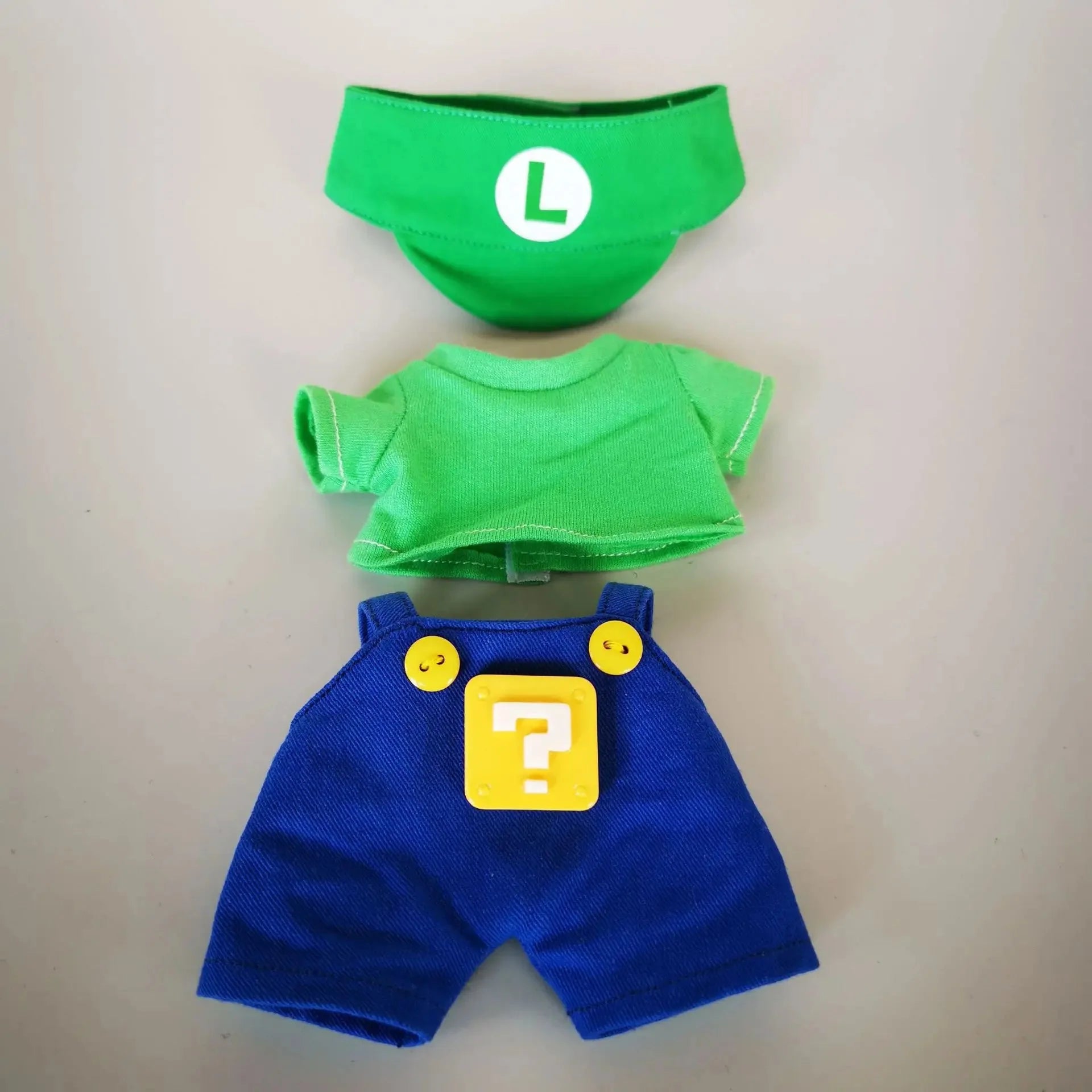 17cm Super Mario Cosplay Clothes Game Character Dress Up Clothes Labubu Clothes Keychain Dolls With Replacement Clothes DollZio