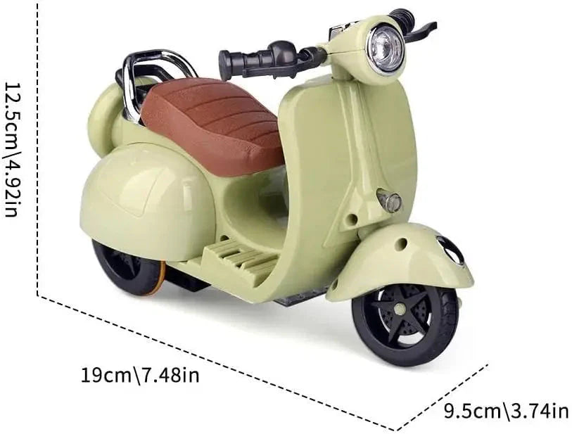 Labubu Mini Electric Motorcycle – Light & Music Doll Accessory DollZio