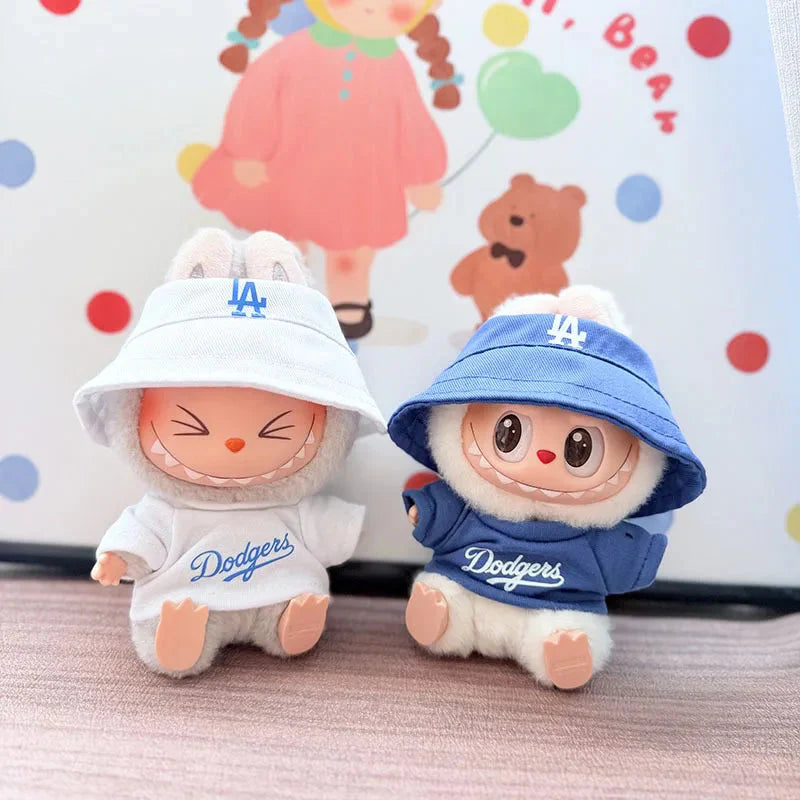 Labubu 15–17cm Non-Official Baseball Outfit DollZio