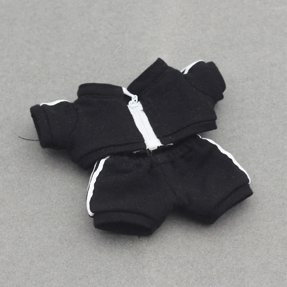 Labubu V1/V2 Non-Official Bao-Ao Hoodie Set – Trendy Sports Doll Outfit DollZio