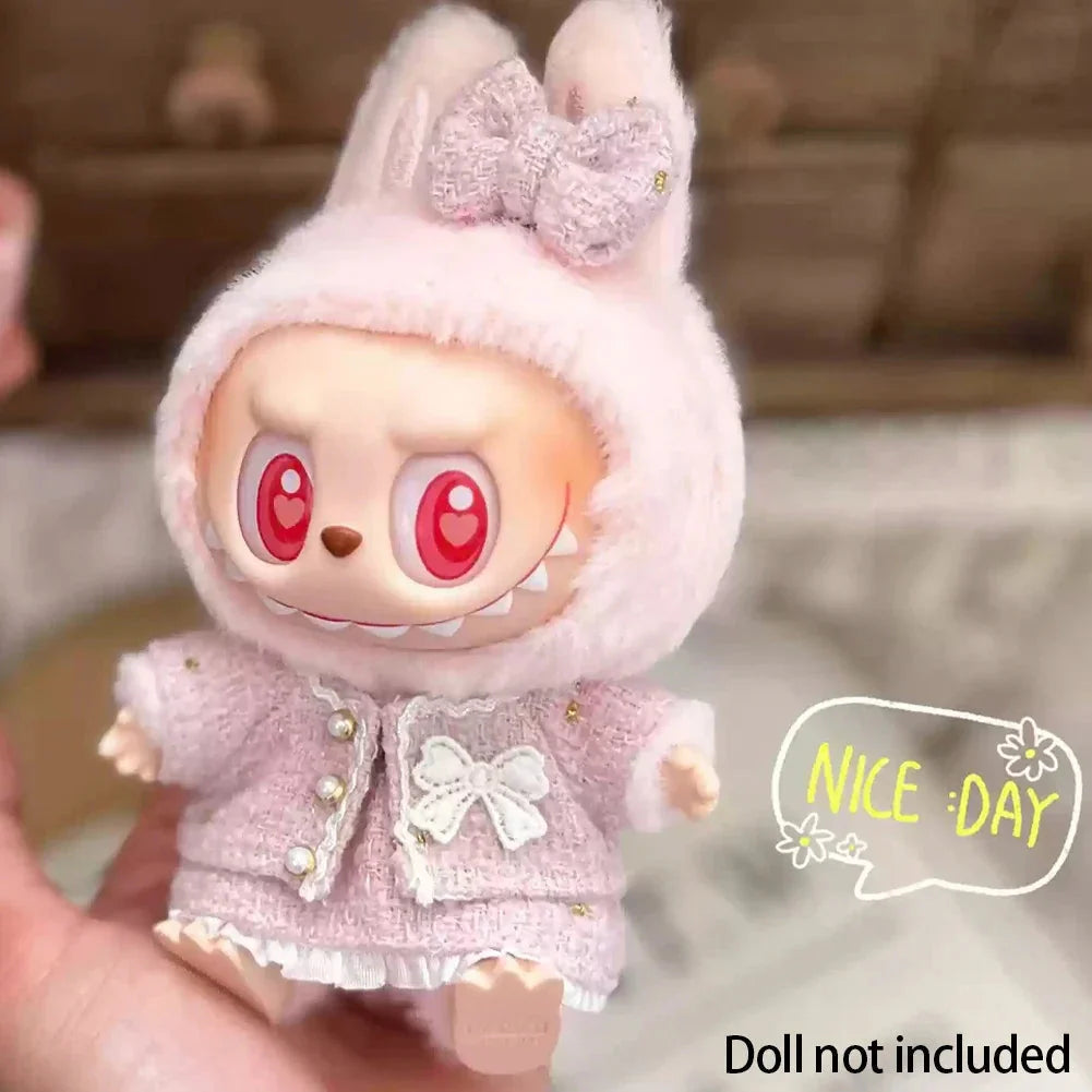Labubu Classic Dress Outfit – Non-Official Doll Clothes & Accessories DollZio