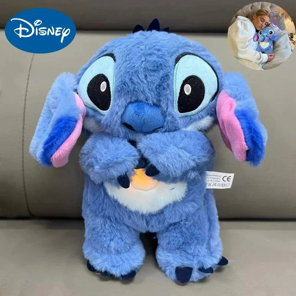 Stitch Soothing Plush Toy – Music, Light & Gentle Breathing Effect DollZio