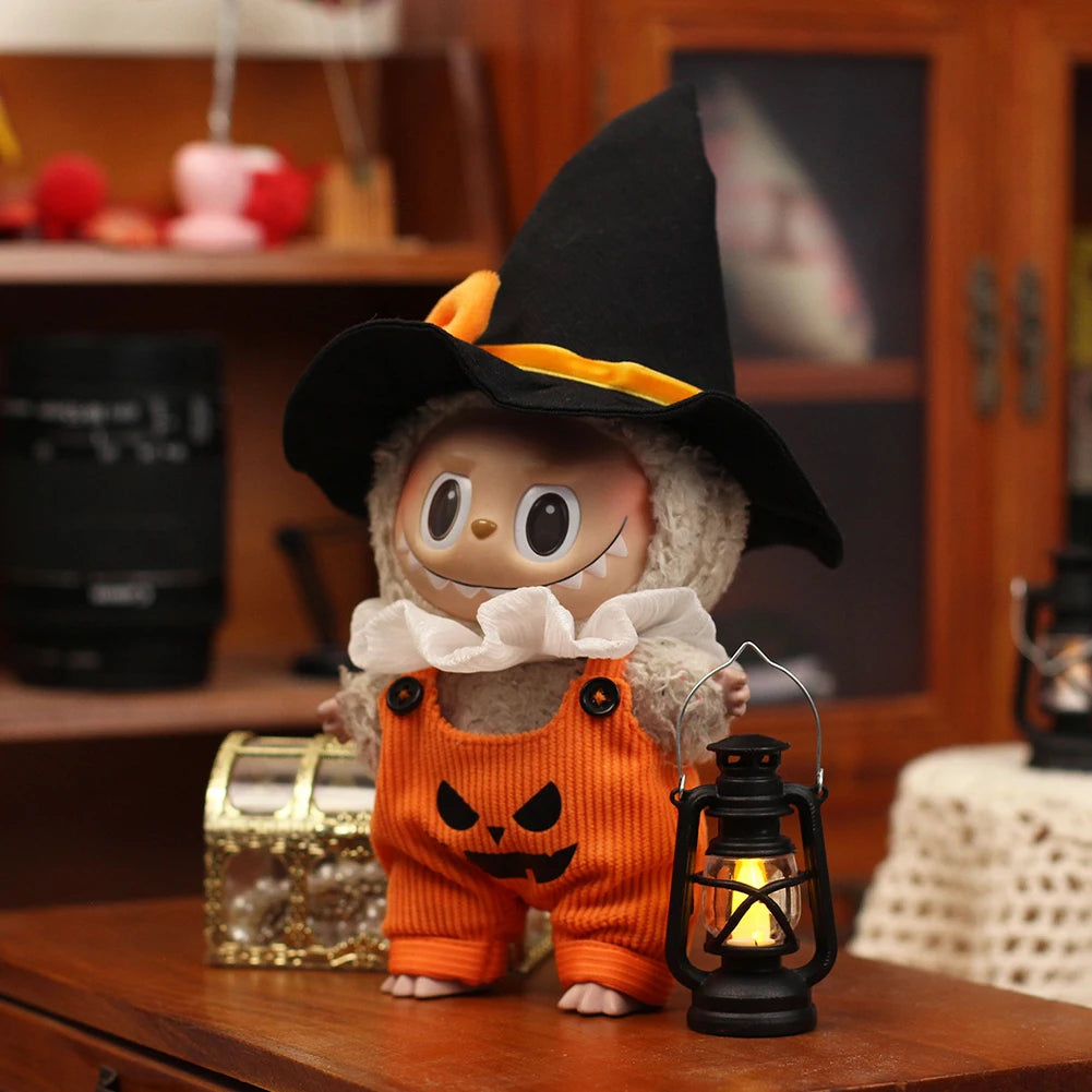 Compatible with 10.5 cm Labubu Halloween Outfit Set