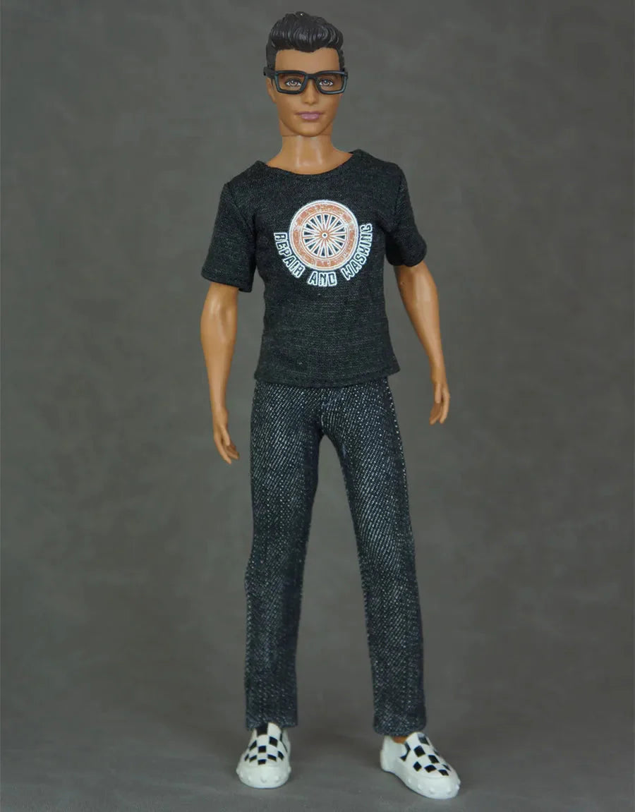 🧑‍🎨 1/6 BJD 30cm Anime Male Doll Clothes DollZio