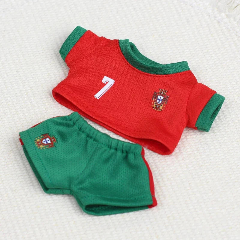 17cm Labubu  Doll Clothing V1 V2 V3  Pendant Doll Clothing DIY Sportswear Boy Gift Toy  Excluding doll DollZio