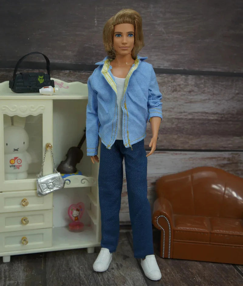 🧑‍🎨 1/6 BJD 30cm Anime Male Doll Clothes DollZio