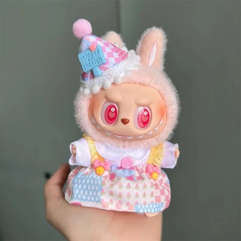 17cm Labubu Clothes Set | Non-Official Doll Accessories DollZio