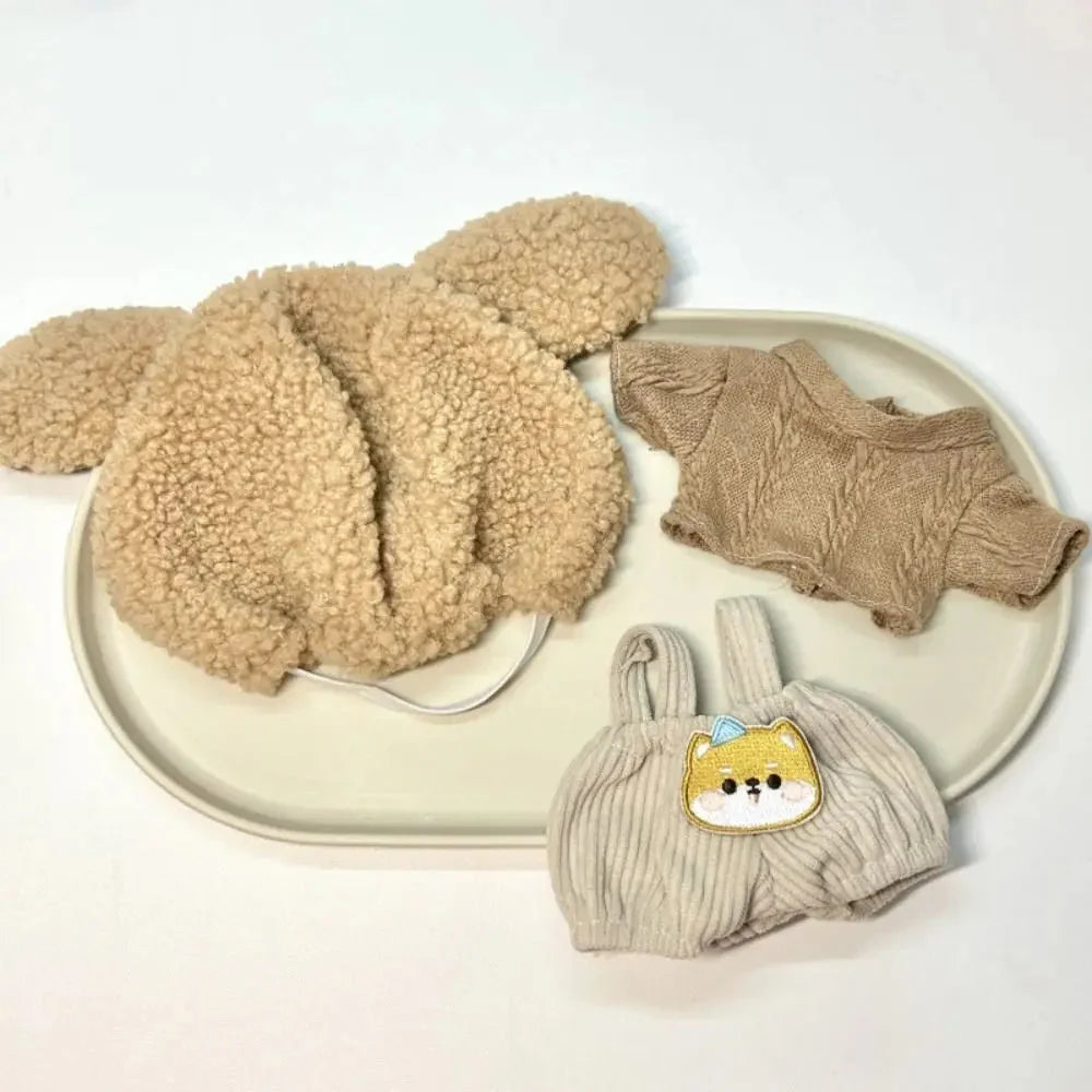 Butter Bear Rabbit 20cm Non-Official Doll Clothes DollZio