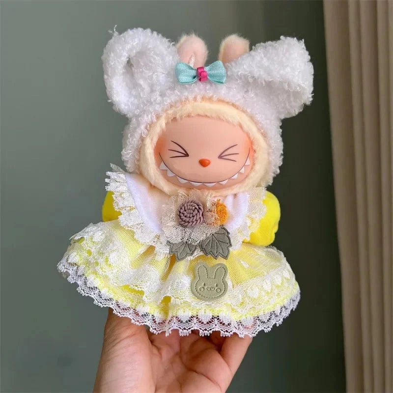 17cm Labubu Clothes Set | Non-Official Doll Accessories DollZio