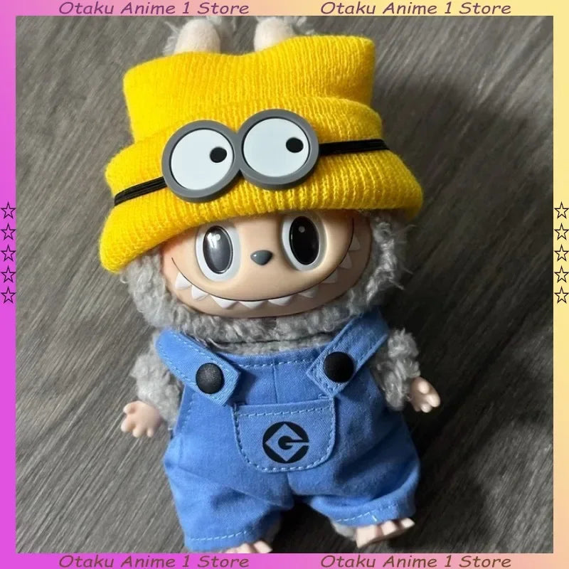 Cartoon Labubu Minion Wukong Outfit Set