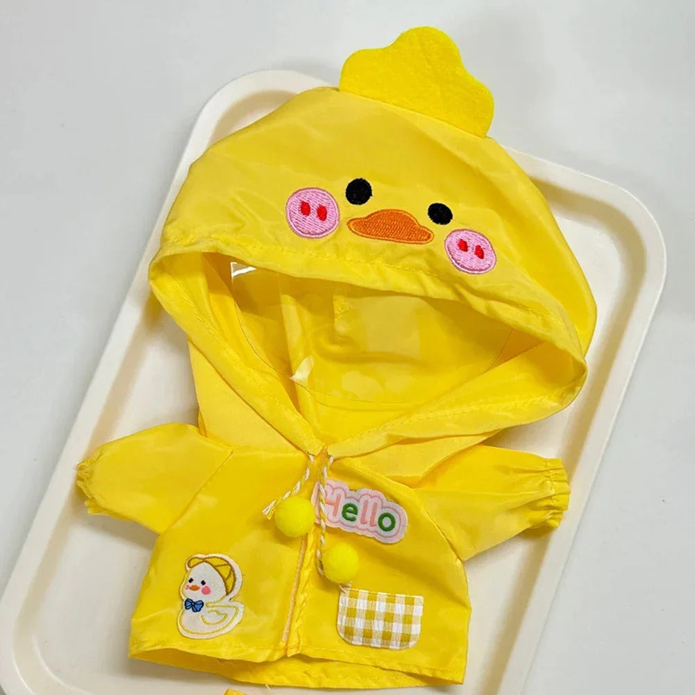 Dinosaur Raincoat Non-Official Set for Labubu Doll DollZio