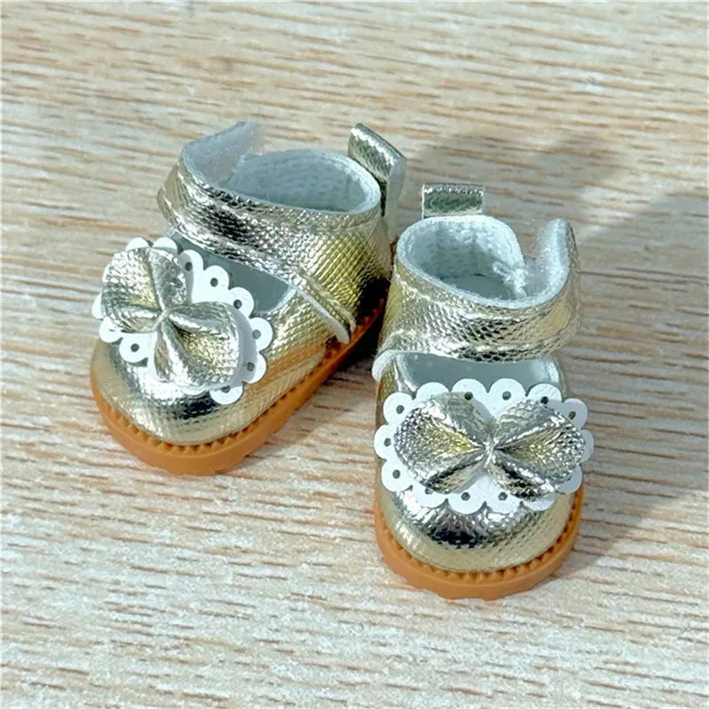 For 15 17cm Labubu Doll Clothes Princess Dress Bow Tie Two-Piece Set Outfit Clothing Sitting Party Game Toys Gift Accessories DollZio