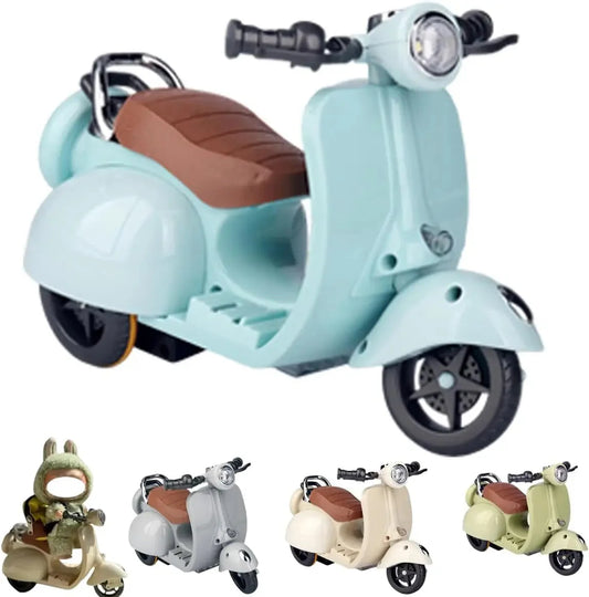 Labubu Mini Electric Motorcycle – Light & Music Doll Accessory DollZio