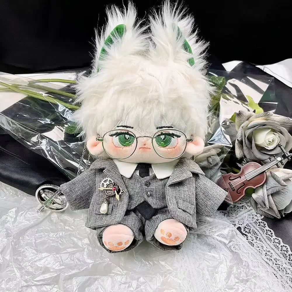 Dolls accessories 20cm Cotton Doll Clothes Suit Jacket Handsome Cool Suit Doll Clothes Non-attribute Doll Dress Kids DIY Gifts DollZio