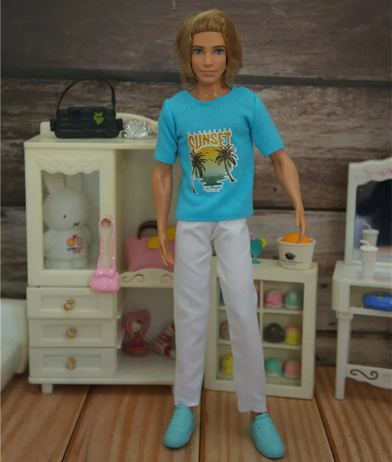 🧑‍🎨 1/6 BJD 30cm Anime Male Doll Clothes DollZio