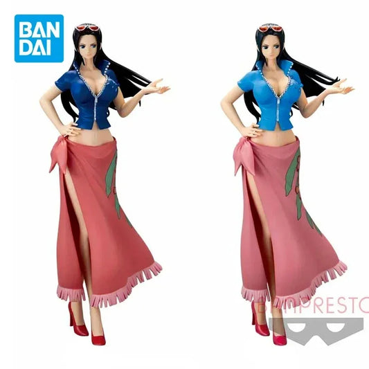 Bandai Original Nico Robin One Piece Anime Action Figures Two Years Later Model Glamour Flash Collectible Toy Kid Birthday Gifts - Lumina Games