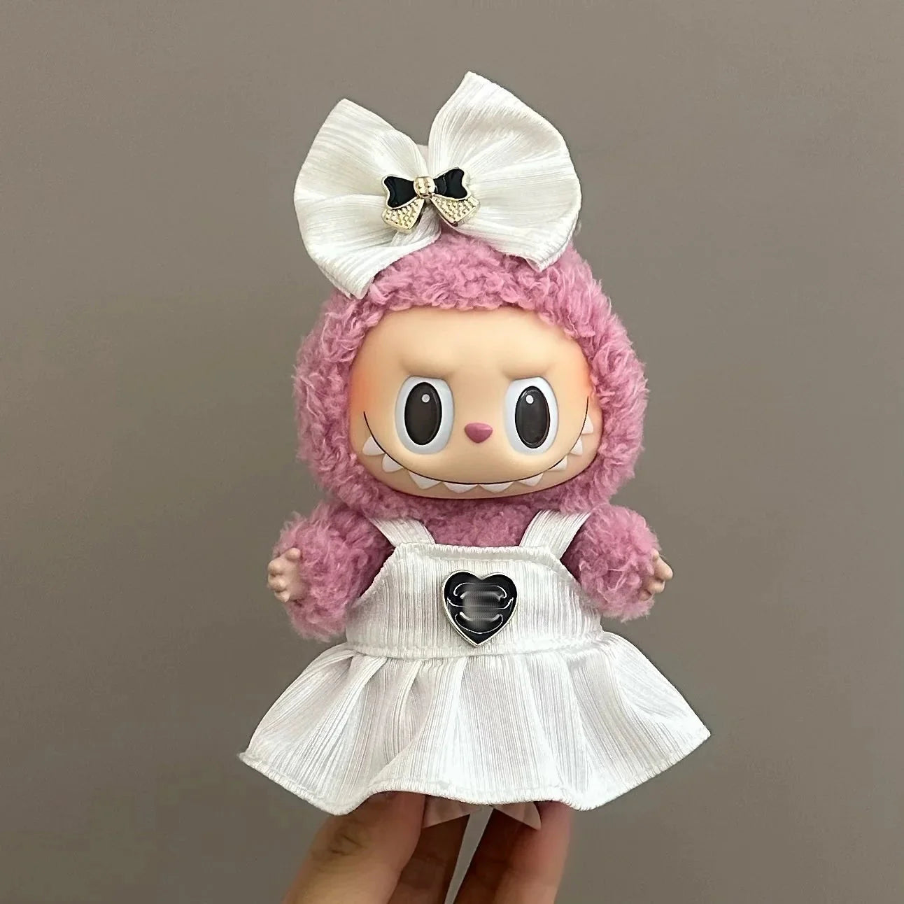 Labubu 17 cm Non-Official Cute Overall Set DollZio