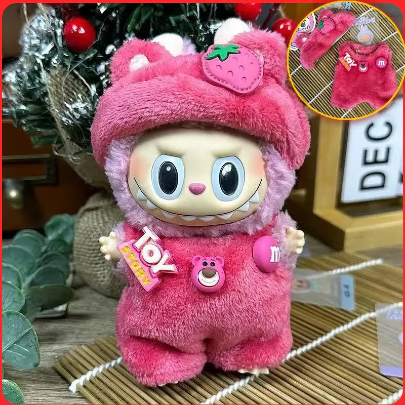 Labubu 17cm Non-Official Fashion Hoodie DollZio