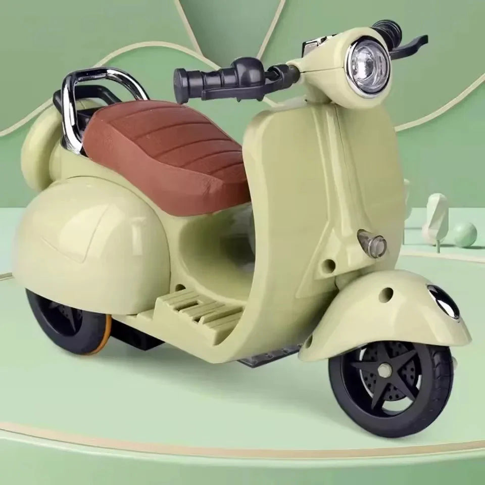 Labubu Mini Electric Motorcycle – Light & Music Doll Accessory DollZio