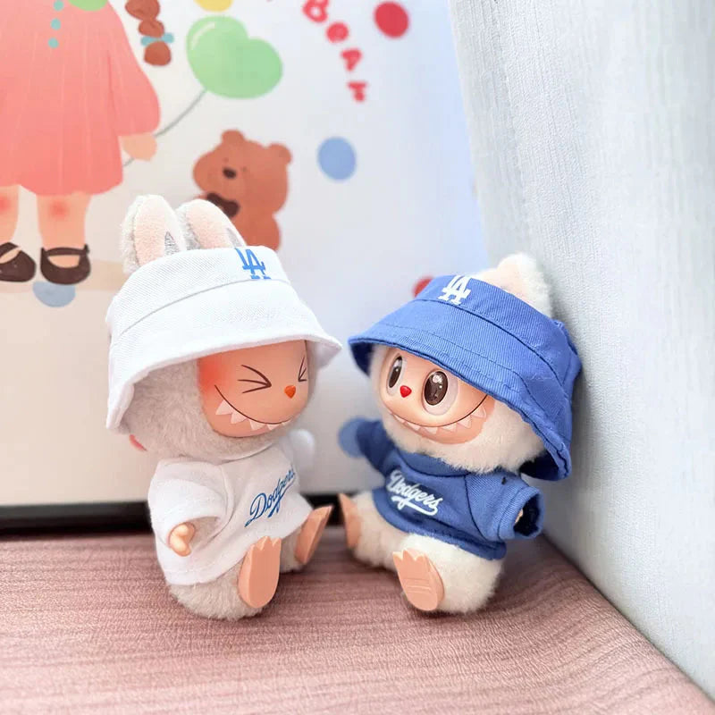 Labubu 15–17cm Non-Official Baseball Outfit DollZio