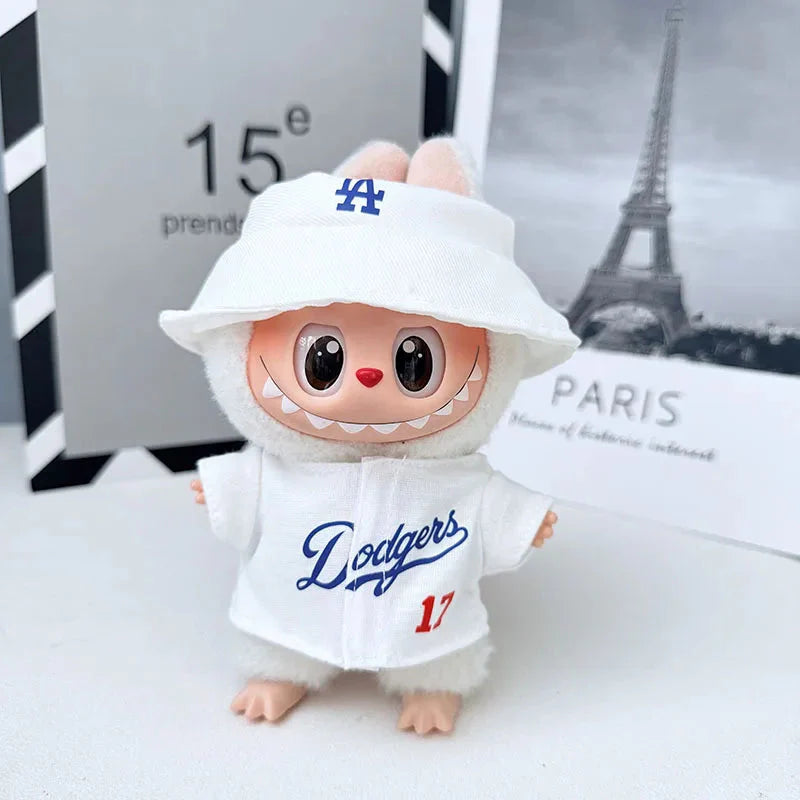 Labubu 17 cm Non-Official High-Energy Baseball Suit Set DollZio