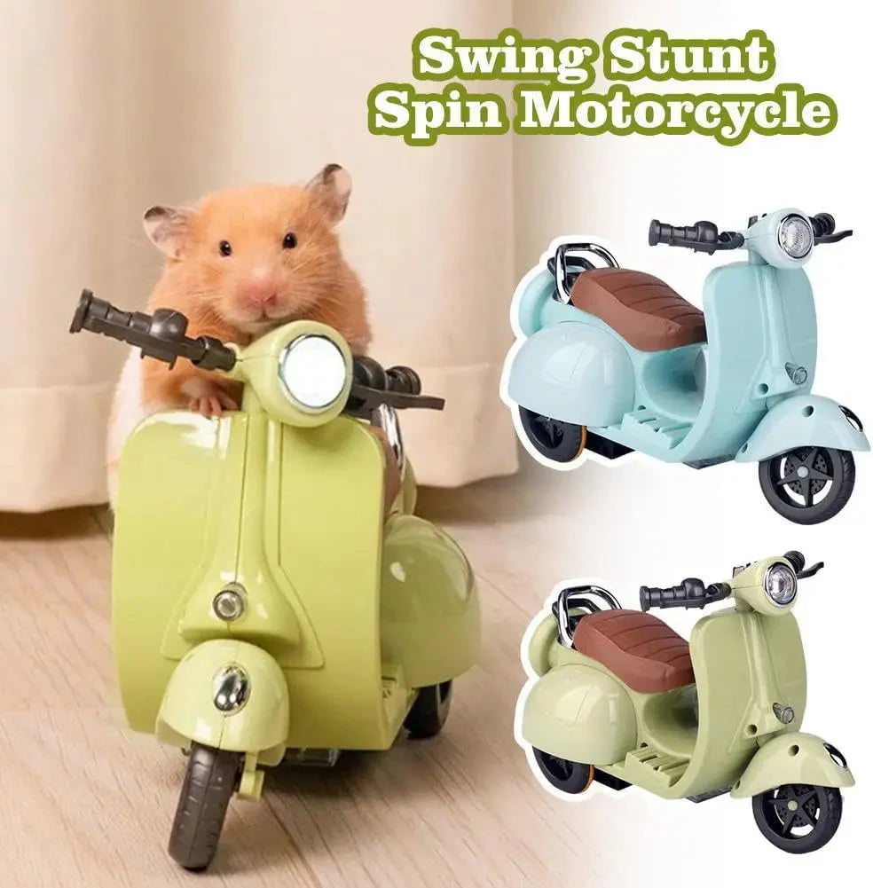Labubu Mini Electric Motorcycle – Light & Music Doll Accessory DollZio