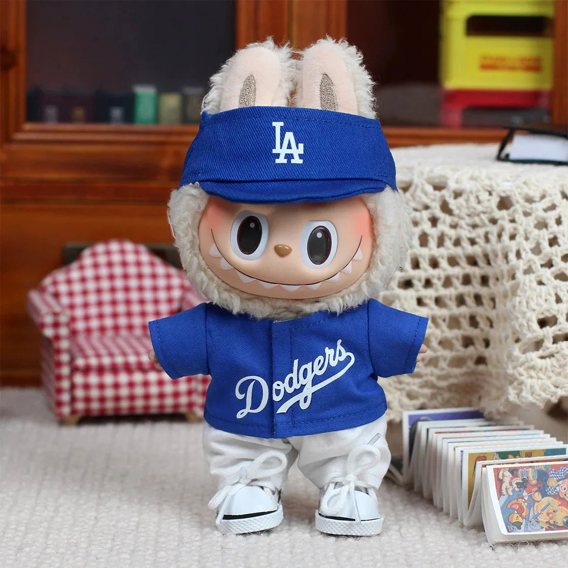 Labubu 17 cm Non-Official High-Energy Baseball Suit Set DollZio