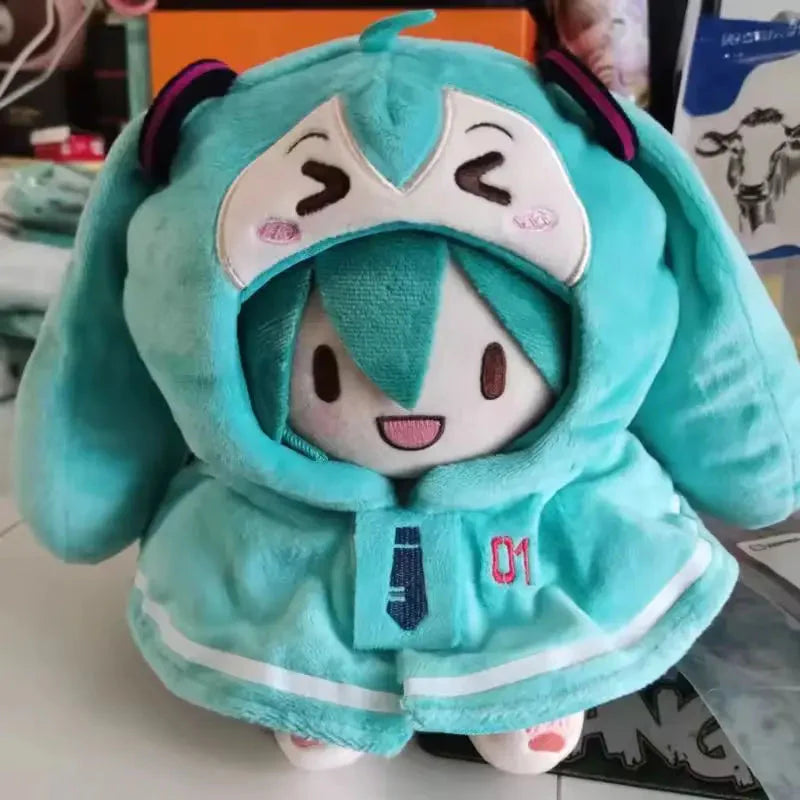New Hatsune Miku Mini Cape Doll Clothes - 18-20cm Doll Outfit Cotton Material Removable and Changeable Costume Perfect for Anime DollZio
